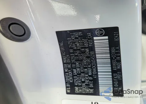 2025 Toyota Camry Xse from USA, damaged, VIN 4T1DAACK2SU545299